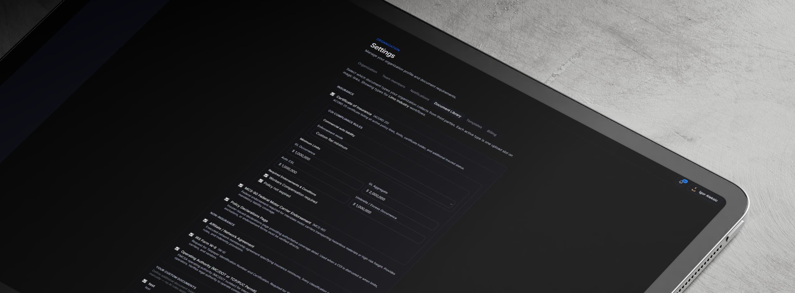 Document Library